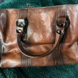 EUC Italian leather purse bag